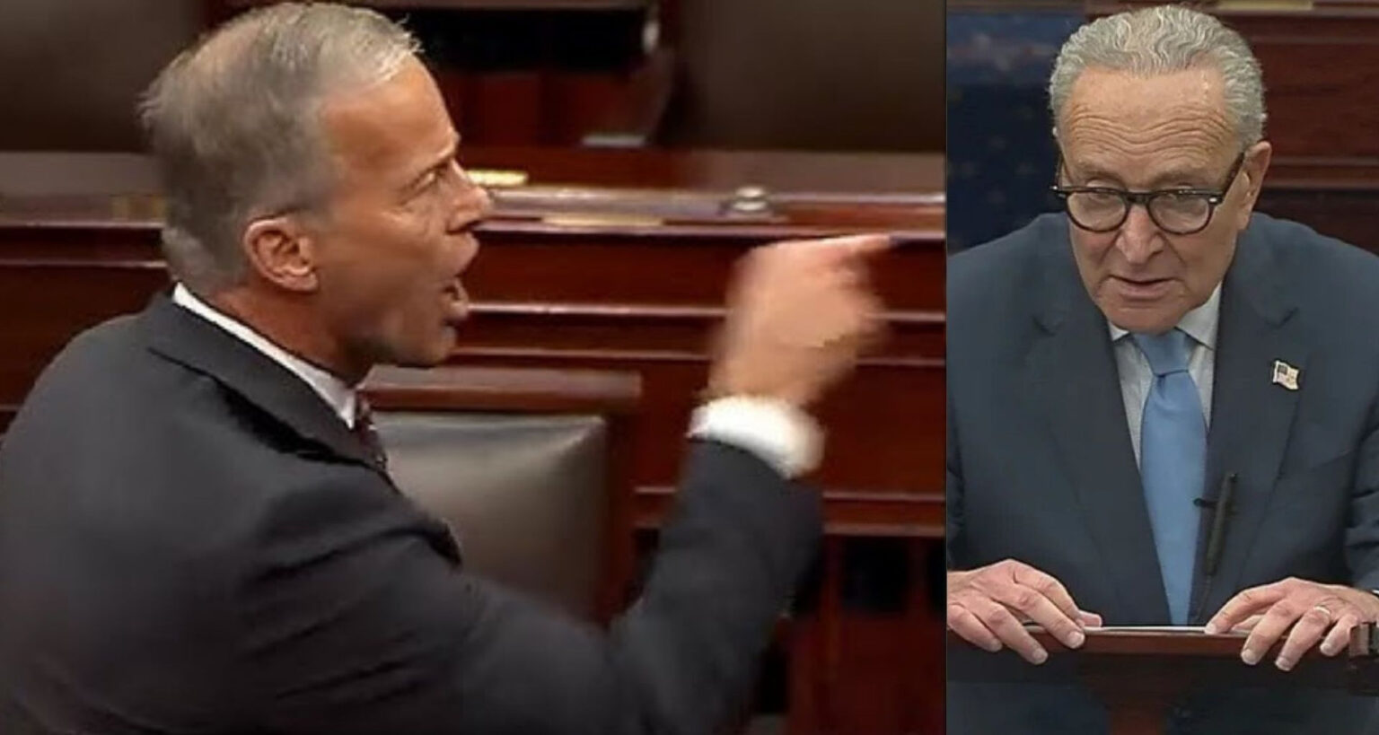 Thune Erupts in Rare Anger, Blasts Democrats for ‘Holding Government Hostage’ Amid Shutdown