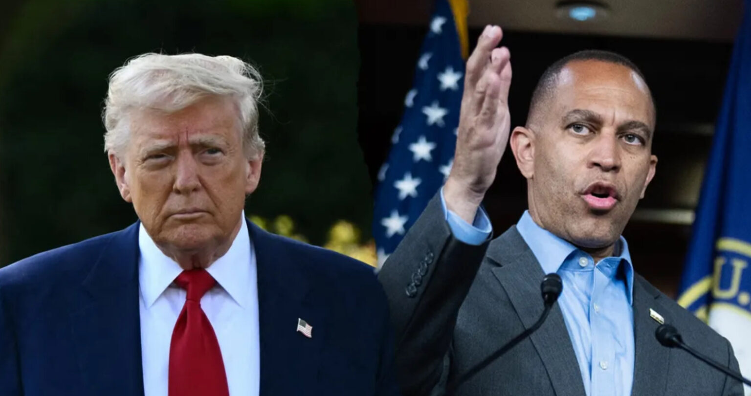 Hakeem Jeffries Threatens Trump Officials While Accusing Trump of Doing the Same