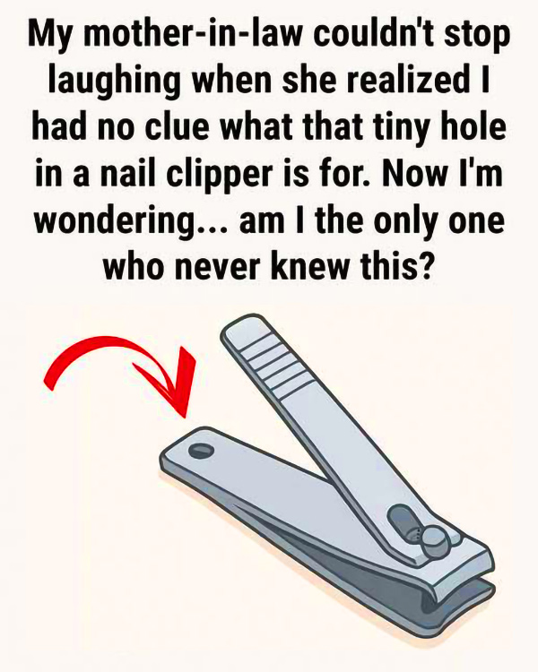 Why Does Your Nail Clipper Have a Little Round Hole?