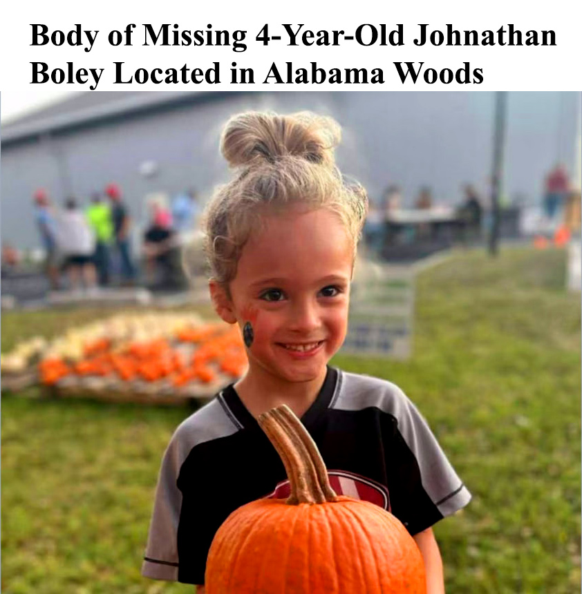 Tragic End to Search: Missing Alabama Boy, 4, Discovered Deceased in Wooded Area