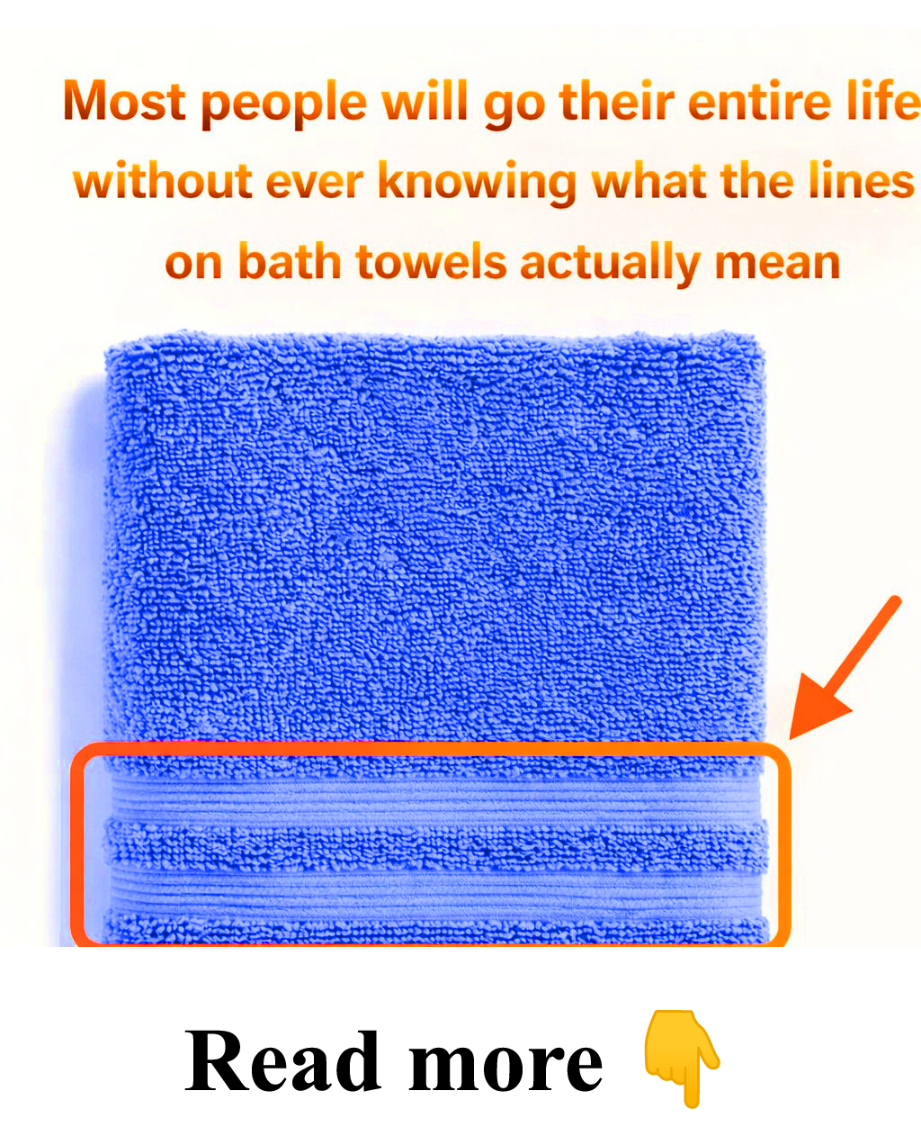 The Hidden Meaning Behind Those Mysterious Lines on Towels