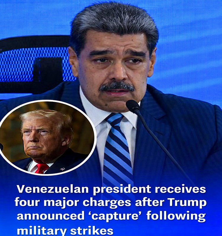 Maduro Faces Four Major Charges After Trump Announces ‘Capture’ Following Strikes